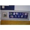 Image 2 : Toronto Maple Leafs Canada Post Stamp Placard and Neon Clock (Works But Missing Power Adapter)
