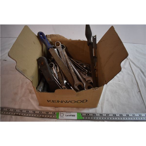 Box of Sockets, Wrenches, and Files