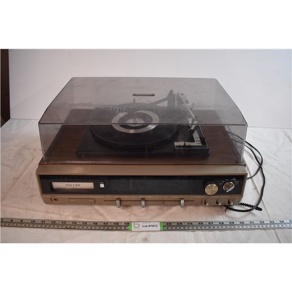 Lloyd's AM-FM Stereo 8-Track Record Player (Missing Needle)