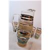 Image 3 : Glass pitcher with matching glasses