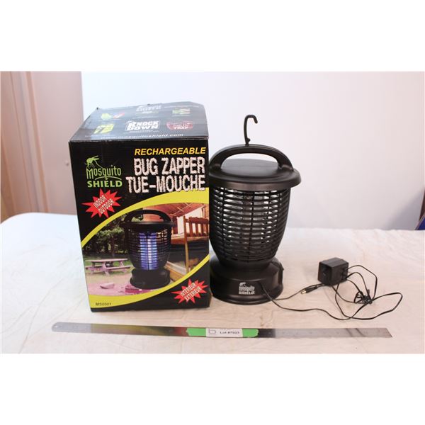Rechargable bug zapper (turns on)