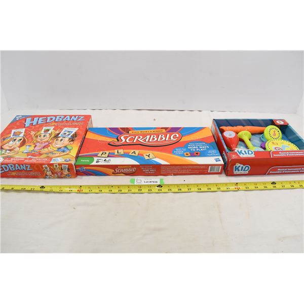 Hedbanz, Scrabble and Kids Toys
