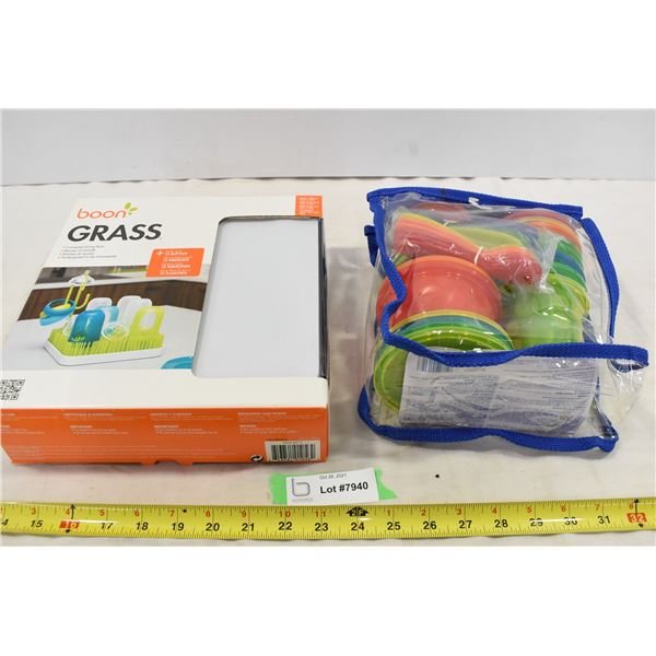 Grass Drying Rack, Take & Toss Cups
