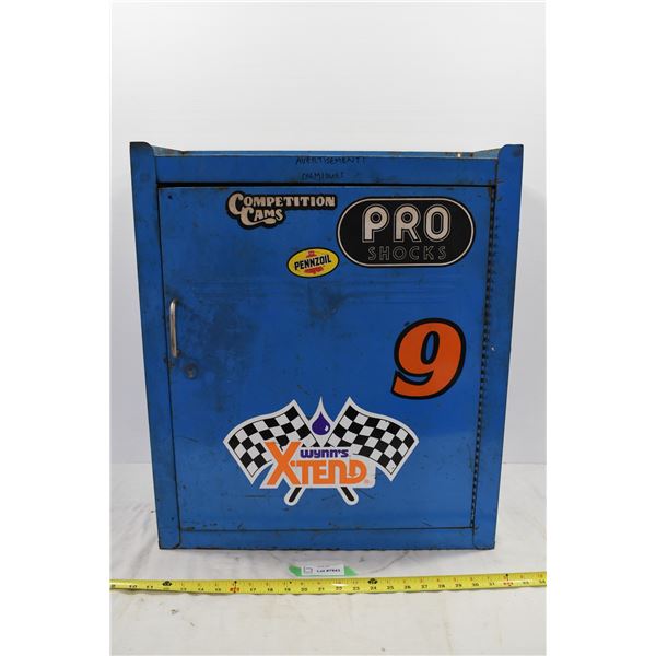 Metal Storage Cabinet w/ Stickers