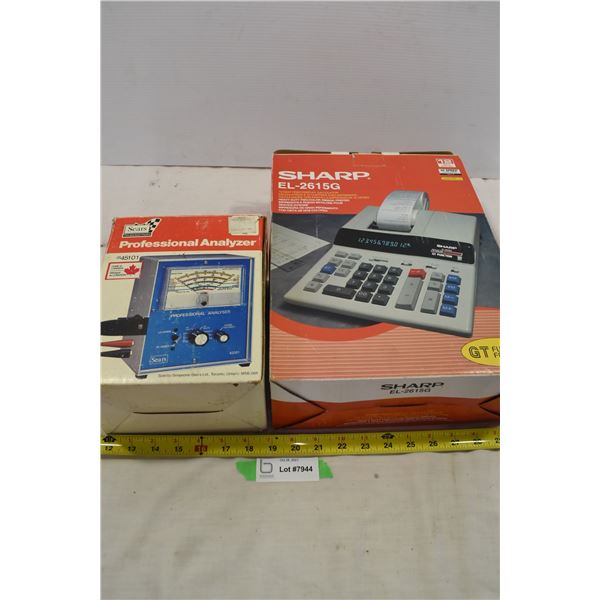 Vintage Hand Calculator & Analyzer