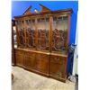 Image 1 : MAHOGANY BUFFET & HUTCH WITH PULLOUT DESK FEATURE (ORIGINAL M.S.R.P. $5000+)