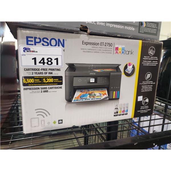 EPSON EXPRESSION ET-2750 PRINTER