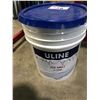 Image 2 : RED ADJUSTABLE MOBILE SERVICE TROLLEY, AND 5 GALLON PAIL OF ULINE ICE MELT