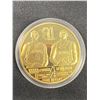 Image 2 : 24K GOLD PLATED KOBE BRYANT 1978-2020 COIN WITH CERTIFICATE OF AUTHENTICITY