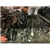 Image 2 : BIN OF ASSORTED WRENCHES, SOCKETS, DRILL BITS, CLAMPS, VICE GRIPS, PLYERS, ETC