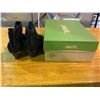 Image 2 : NEW EARTH INTREPID WIDE BLACK SOFT BUCK HEELS SIZE 6.5