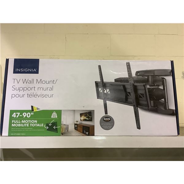 INSIGNIA FULL MOTION TV WALL MOUNT 47-90 