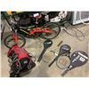 Image 2 : NAKAMURA XTREME 6 SPEED BICYCLE, ASSORTED TENNIS & BADMINTON RACKETS, & BACKPACK