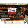 Image 1 : BLACK + DECKER 20V LITHIUM 2 TOOL COMBO KIT