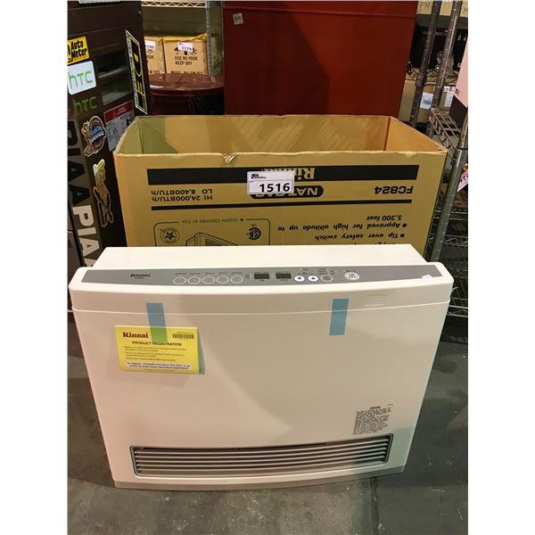 NEW RINNAI FC824 GAS FAN CONVECTION HEATER 24,000BTU