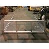 Image 2 : STEEL SILVER HEADACHE RACK (BACK PART MEASURE APPROX. 66" & SIDE RAILS APPROX. 80")