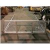 Image 2 : STEEL SILVER HEADACHE RACK (BACK PART MEASURE APPROX. 66" & SIDE RAILS APPROX. 80")