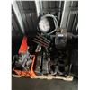 Image 1 : PALLET OF HIGH PERFORMANCE CAR PARTS INCLUDES M/T VALVE COVERS, B&M SHIFTER