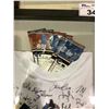 Image 2 : SHADOW BOX OF VANCOUVER CANUCKS SIGNED TSHIRT AND TICKETS