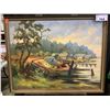 Image 1 : FRAMED AND SIGNED ORIGINAL OIL ON CANVAS BY R. COVENTRY