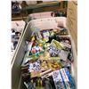 Image 2 : BIN OF NEW ASSORTED CRAFT SUPPLIES, GOOGLY EYES, WOOD LETTER BEADS, CRAFT STICKS, AND MORE