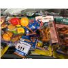 Image 2 : SHELF LOT OF NEW CRAYONS, CUTTING GAMES, RECORDERS, AND OTHER KIDS TOYS