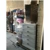 Image 2 : PALLET OF STORAGE LOCKER GOODS, PLAYSET, CLOTHES, AND MORE