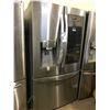 Image 1 : LG STAINLESS STEEL FRENCH DOOR FRIDGE WITH ROLL OUT FREEZER, WATER AND ICE DISPENSER, VIEW WINDOW