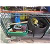 Image 2 : SHELF LOT OF AUTO PARTS, TOW STRAPS, AND MORE