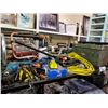 Image 2 : SHELF LOT OF EXTENSION CORDS, HAND TOOLS, AND MORE