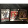 Image 1 : 3 STAR WARS THE BLACK SERIES TOYS; JAR-JAR BINKS, LUKE SKYWALKER & YODA, WRECKER