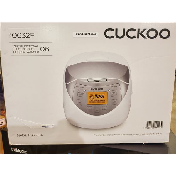 CUCKOO NCR0632F MULTIFUNCTIONAL ELECTRIC RICE COOKER, AND WARMER