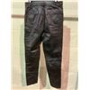 Image 2 : NEW WITHOUT TAGS LEATHER PANTS SIZE 32