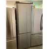 Image 1 : TALL NARROW STAINLESS STEEL FRIDGE WITH FREEZER