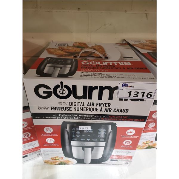GOURMIA 5.7 LITER DIGITAL AIR FRYER