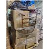 Image 2 : PALLET OF STORAGE LOCKER CONTENTS CLOTHES, SHOE RACK ,AND MORE