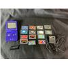 Image 1 : NINTENDO GAMEBOY ADVANCE SP WITH 14 GAMES INCLUDING; TETRIS, SPYRO, CRASH BANDICOOT & MORE WITH