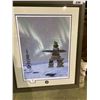 Image 1 : DUCKS UNLIMITED FRAMED & ARTIST SIGNED LEP PRINT 1087/3000 TITLED "GUIDING LIGHTS" BY GLEN C.