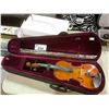 Image 1 : UNKNOWN BRAND VIOLIN WITH STICK AND HARD CASE