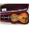 Image 2 : UNKNOWN BRAND VIOLIN WITH STICK AND HARD CASE