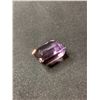 Image 2 : BIG AMETHYST 23.20CT 17 X 15.69 X 10.64MM EMERALD CUT LOUPE CLEAN BOLIVIA UNTREATED