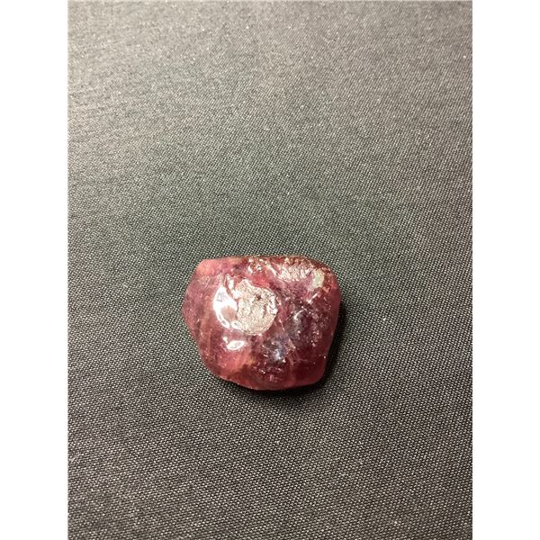 FANTASTIC RAW NATURAL RUBY 76.06 CT. 24.32X20.32X11.39 MM PURPLISH RED - MADAGASCAR - HEATED