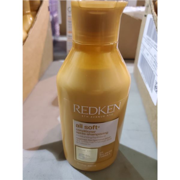 12 300ML BOTTLES OF REDKEN ALL SOFT CONDITIONER