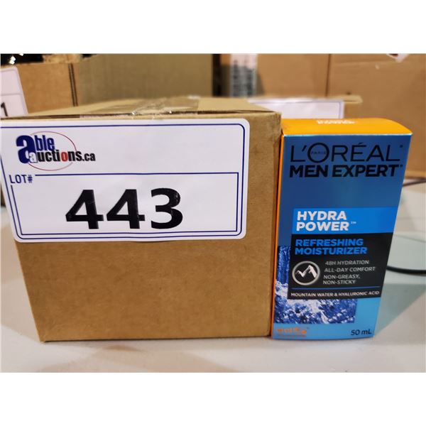 BOX OF 6 50ML. LOREAL MEN EXPERT HYDRA POWER REFRESHING MOISTURIZER