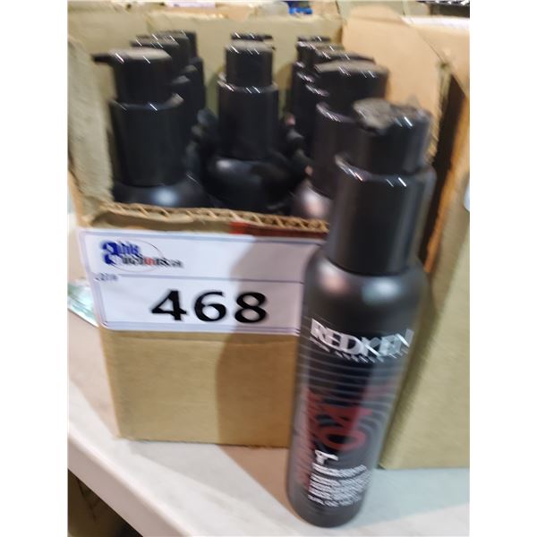 BOX OF 12 150ML. REDKEN SATINWEAR 04 THERMAL SMOOTHING BLOW-DRY LOTION