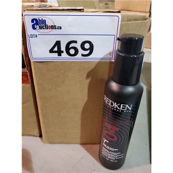 BOX OF 11 150ML. REDKEN SATINWEAR 04 THERMAL SMOOTHING BLOW-DRY LOTION