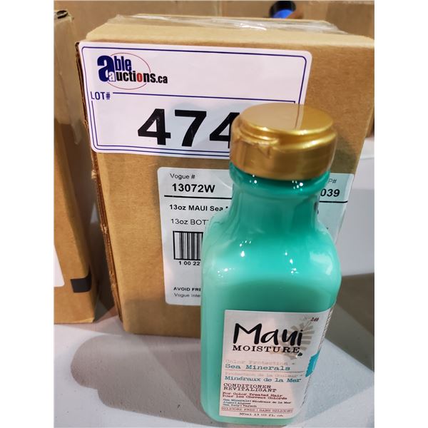 BOX OF 4 385ML BOTTLES OF MAUI MOISTURE COLOR PROTECTION SEA MINERALS