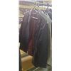 Image 2 : CLOTHES RACK OF ASSORTED LEATHER JACKETS, AND BLAZERS