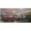 Image 3 : SHELF LOT OF PRIMO GAS CAN, ECHO GAS LEAF BLOWER, ELECTRIC LEAF BLOWER WITH BAG