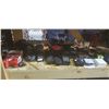 Image 2 : SHELF LOT OF ELECTRONICS, CELL PHONES, RADIOS, MONITOR, AND MORE